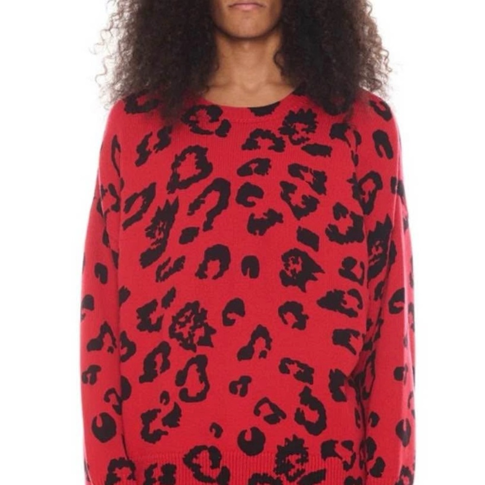 CULT OF INDIVIDUALITY Crew Neck
Sweater CHEETA